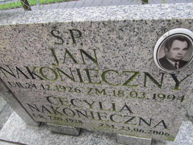 Jan Nakonieczny 1926 Żagań - Grobonet - Wyszukiwarka osób pochowanych
