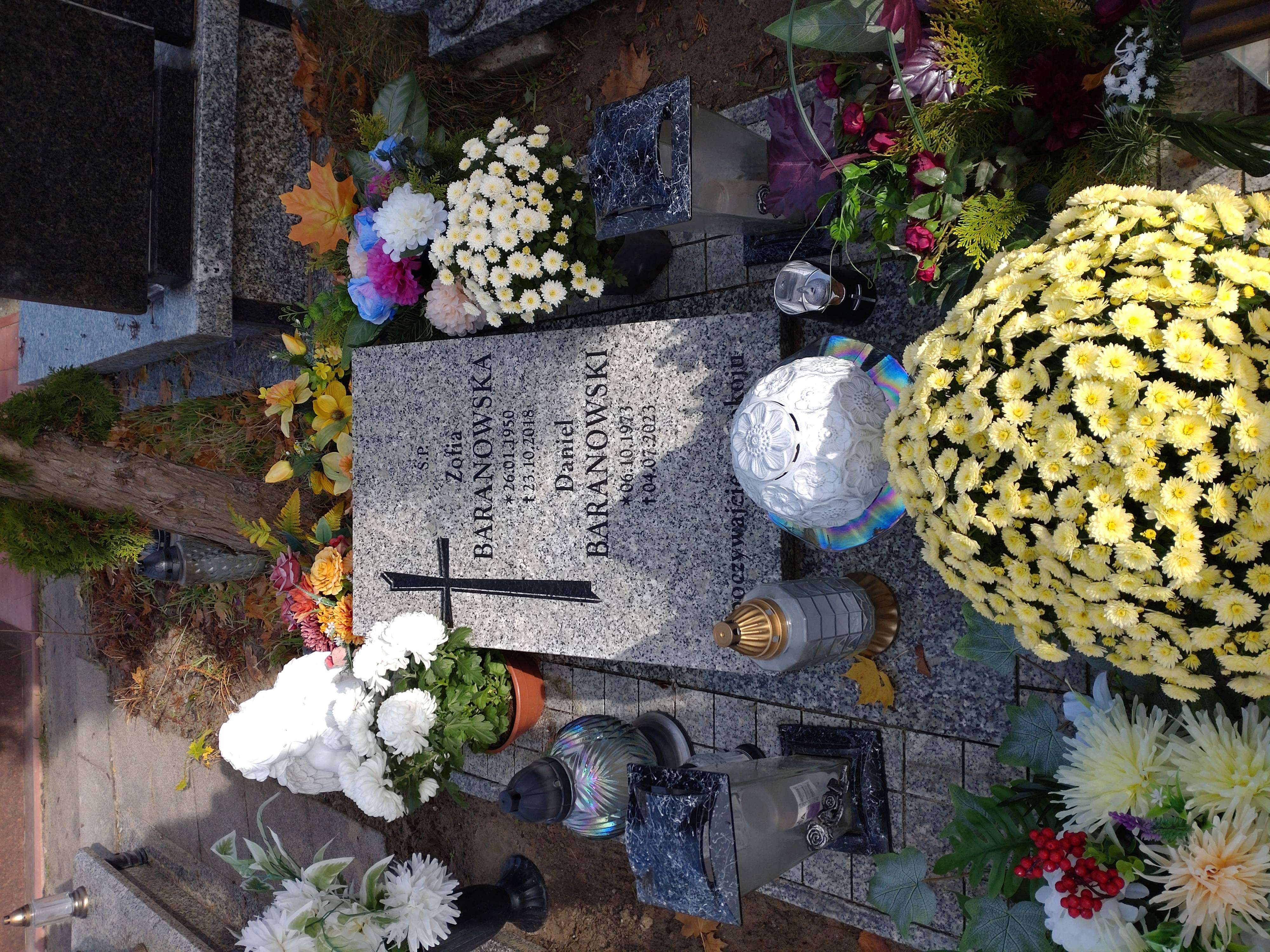 Zofia Baranowska 1950 Żagań - Grobonet - Wyszukiwarka osób pochowanych