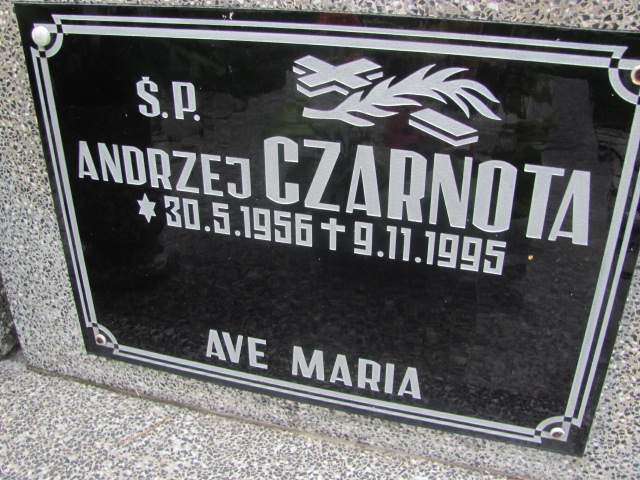 Andrzej Czarnota 1956 Żagań - Grobonet - Wyszukiwarka osób pochowanych