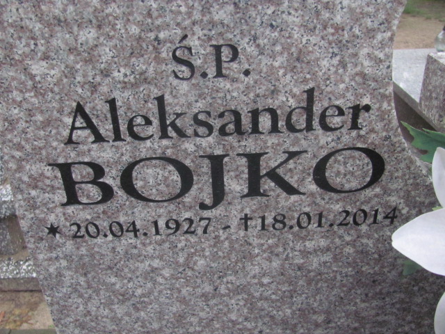 Aleksander Bojko 1927 Żagań - Grobonet - Wyszukiwarka osób pochowanych