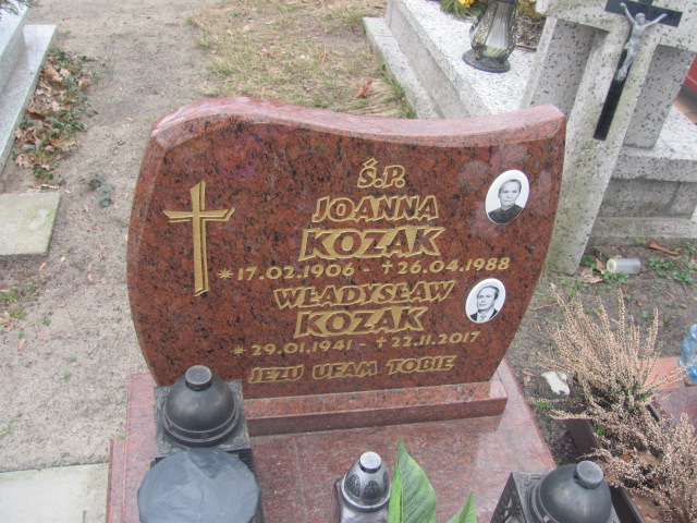 Joanna Kozak (z eksh) 1906 Żagań - Grobonet - Wyszukiwarka osób pochowanych