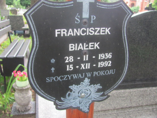 Franciszek Białek 1936 Żagań - Grobonet - Wyszukiwarka osób pochowanych