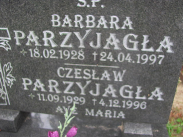 Grób Barbara Parzyjagła