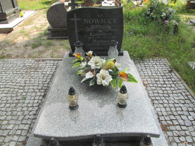 Mariusz Kazimierz Nowicki 1964 Żagań - Grobonet - Wyszukiwarka osób pochowanych