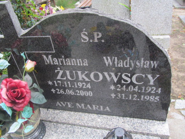 Grób Władysław Żukowski