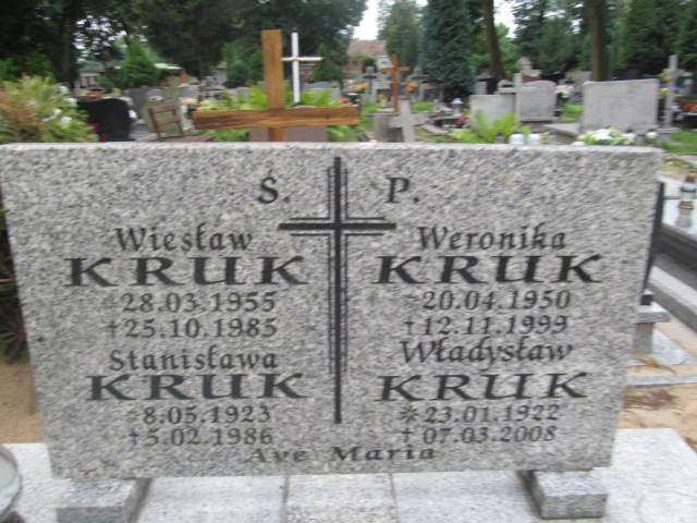 Grób Wiesław Kruk