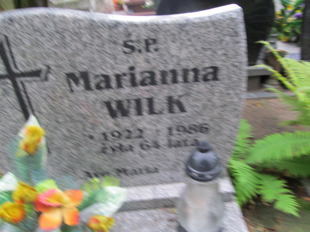Marianna Wilk 1922 Żagań - Grobonet - Wyszukiwarka osób pochowanych