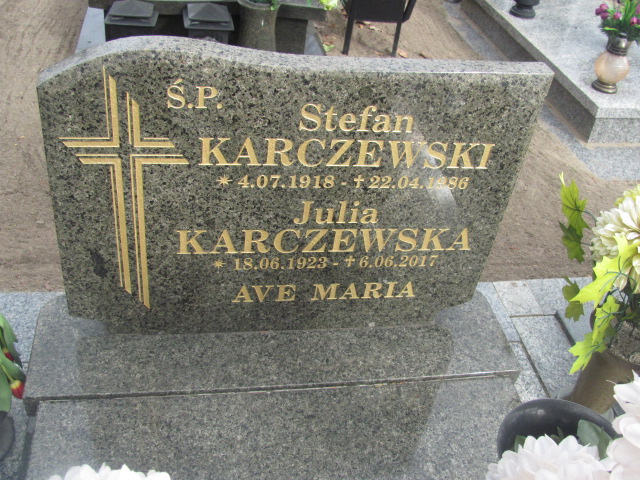 Julia Karczewska  1923 Żagań - Grobonet - Wyszukiwarka osób pochowanych