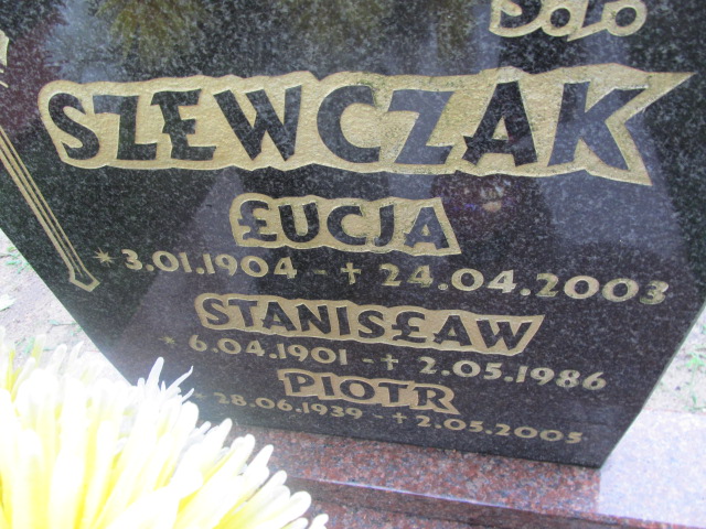 Grób Łucja Szewczak