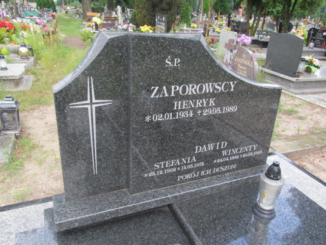 Grób Wincenty Dawid (z eksh.)