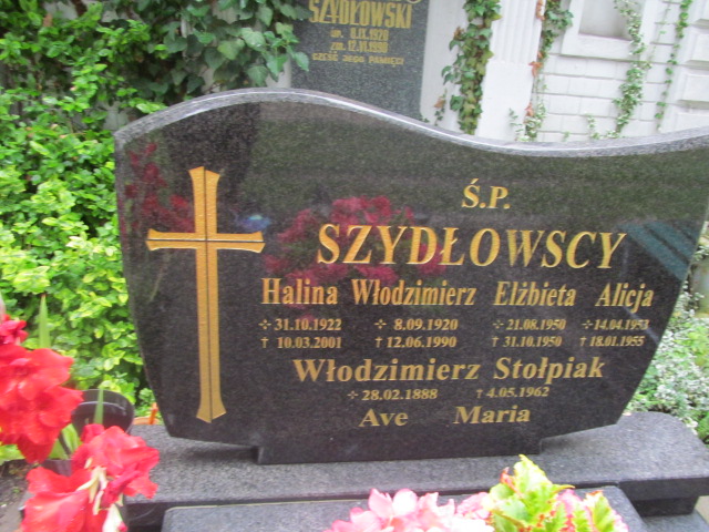 Alicja Szydłowska 1953 Żagań - Grobonet - Wyszukiwarka osób pochowanych