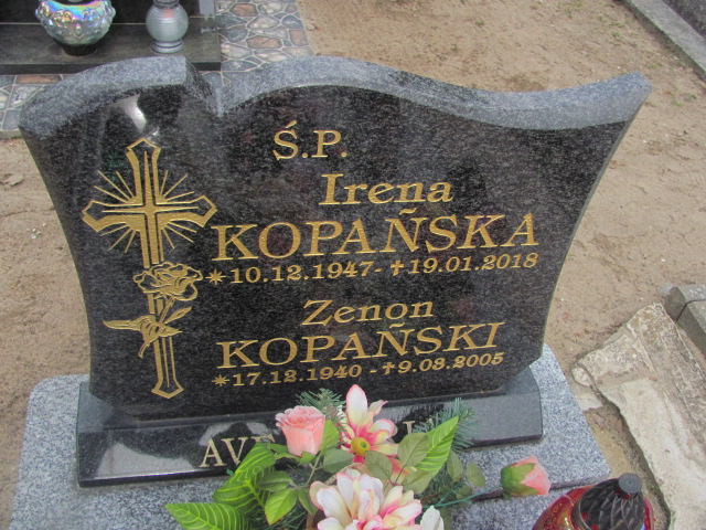 Grób Zenon Marian Kopański