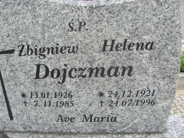 Helena Dojczman 1921 Żagań - Grobonet - Wyszukiwarka osób pochowanych