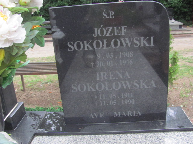 Grób Józef Sokołowski