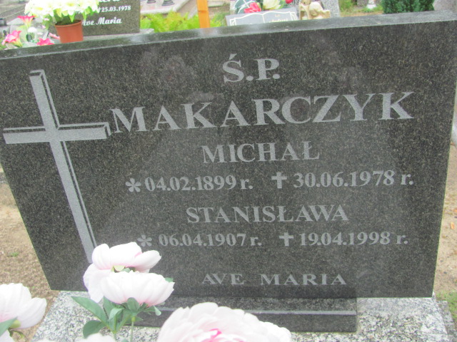 Michał Makarczyk 1889 Żagań - Grobonet - Wyszukiwarka osób pochowanych