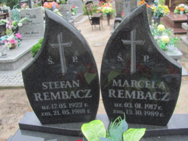 Stefan Rembacz 1922 Żagań - Grobonet - Wyszukiwarka osób pochowanych