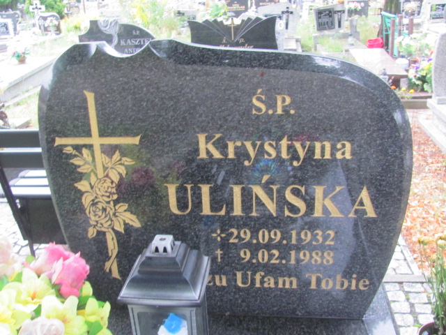 Krystyna Ulińska 1932 Żagań - Grobonet - Wyszukiwarka osób pochowanych