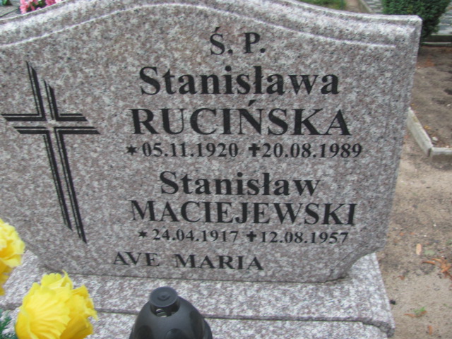 Grób Stanisław Maciejewski