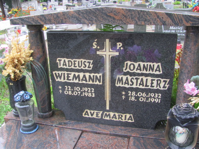 Joanna Mastalerz 1932 Żagań - Grobonet - Wyszukiwarka osób pochowanych