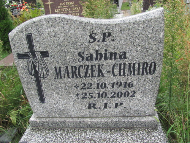 Grób Sabina Marczek Chmiro
