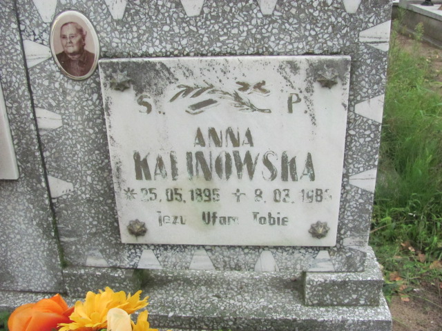 Anna Kalinowska 1895 Żagań - Grobonet - Wyszukiwarka osób pochowanych