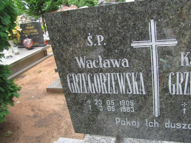 Wacława Grzegorzewska 1905 Żagań - Grobonet - Wyszukiwarka osób pochowanych