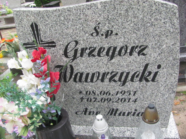 Grób Grzegorz Józef Wawrzycki
