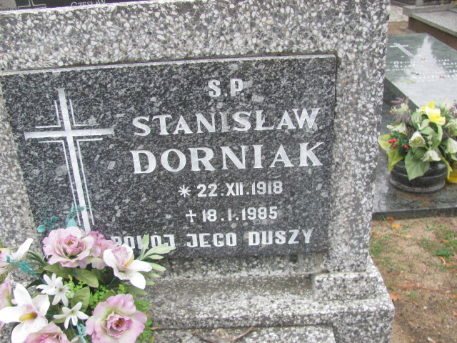 Stanisław Dorniak 1918 Żagań - Grobonet - Wyszukiwarka osób pochowanych