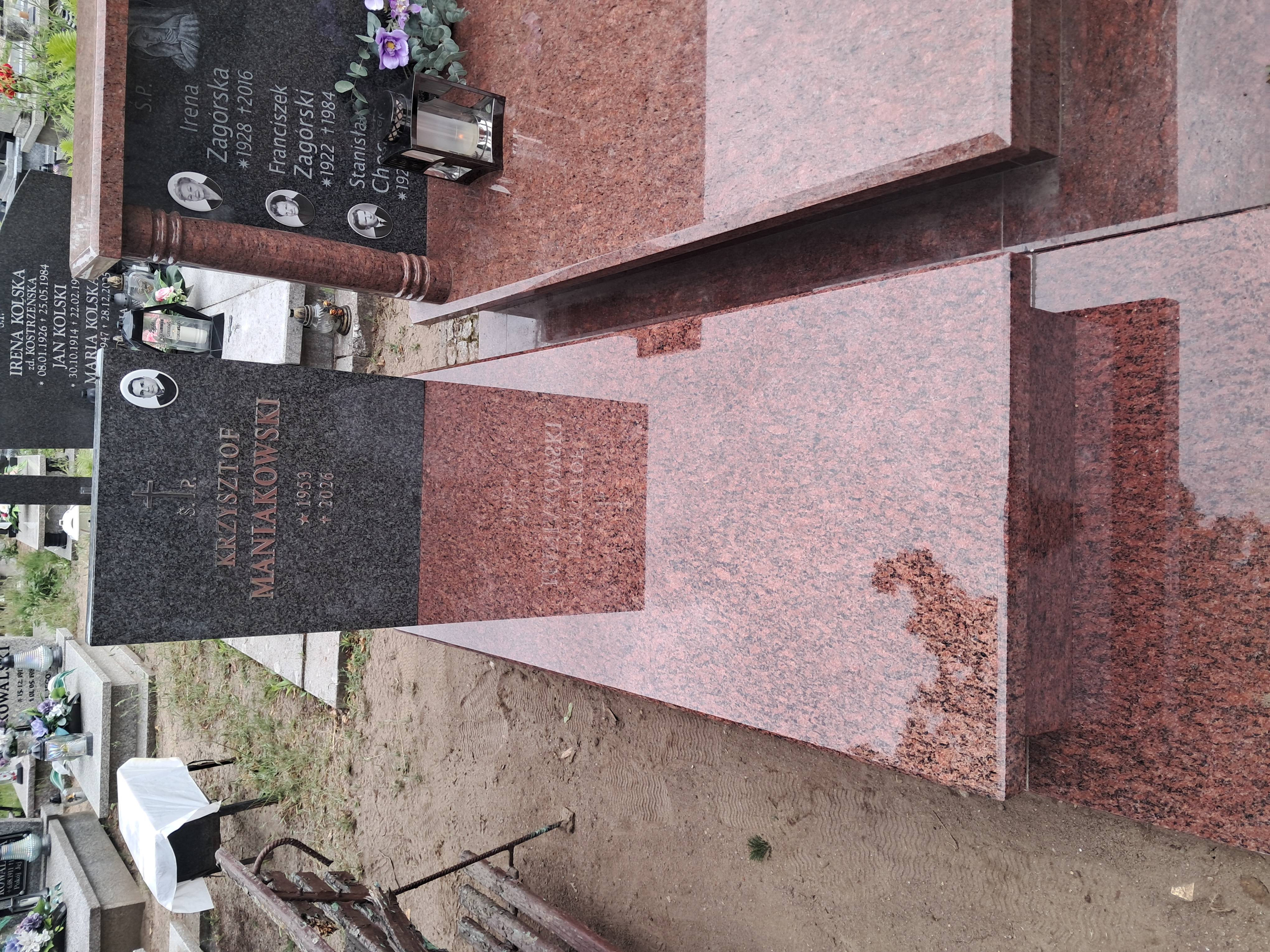 Krzysztof Maniakowski 1953 Żagań - Grobonet - Wyszukiwarka osób pochowanych