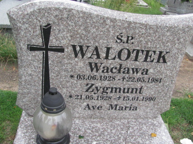 Zygmunt Walotek 1928 Żagań - Grobonet - Wyszukiwarka osób pochowanych