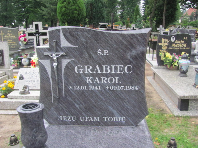 Robert Grabiec (z eksh.) 1975 Żagań - Grobonet - Wyszukiwarka osób pochowanych