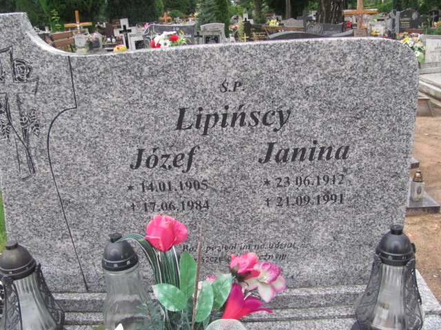 Janina Lipińska 1912 Żagań - Grobonet - Wyszukiwarka osób pochowanych