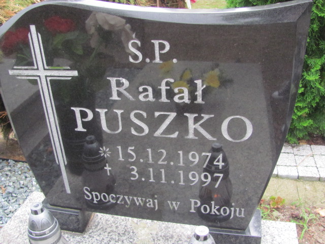 Rafał Puszko 1974 Żagań - Grobonet - Wyszukiwarka osób pochowanych