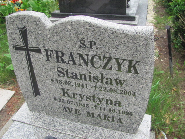 Grób Krystyna Franczyk