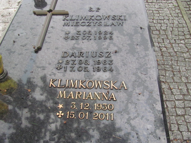 Dariusz Klimkowski 1963 Żagań - Grobonet - Wyszukiwarka osób pochowanych