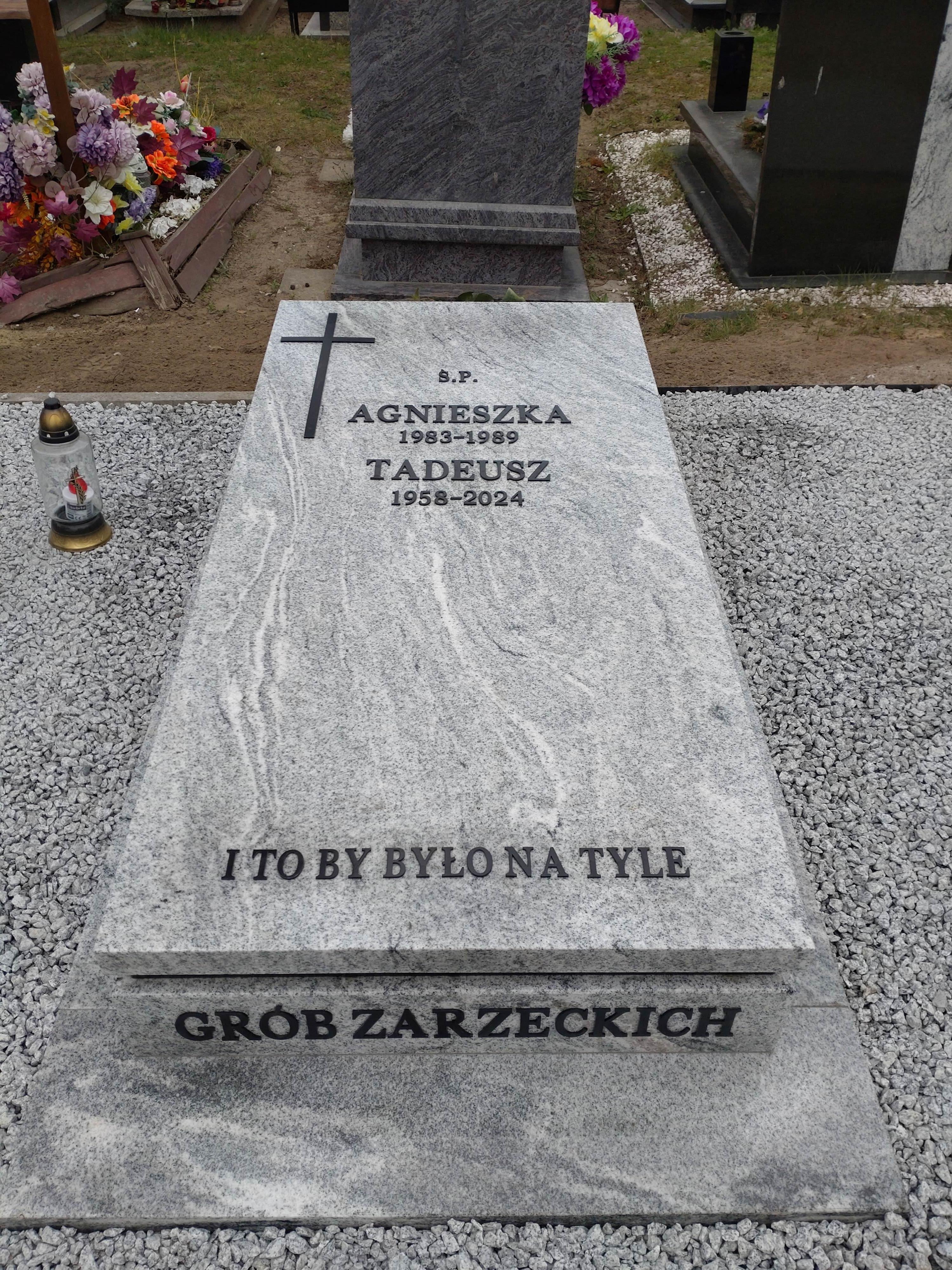 Tadeusz Zarzecki 1958 Żagań - Grobonet - Wyszukiwarka osób pochowanych