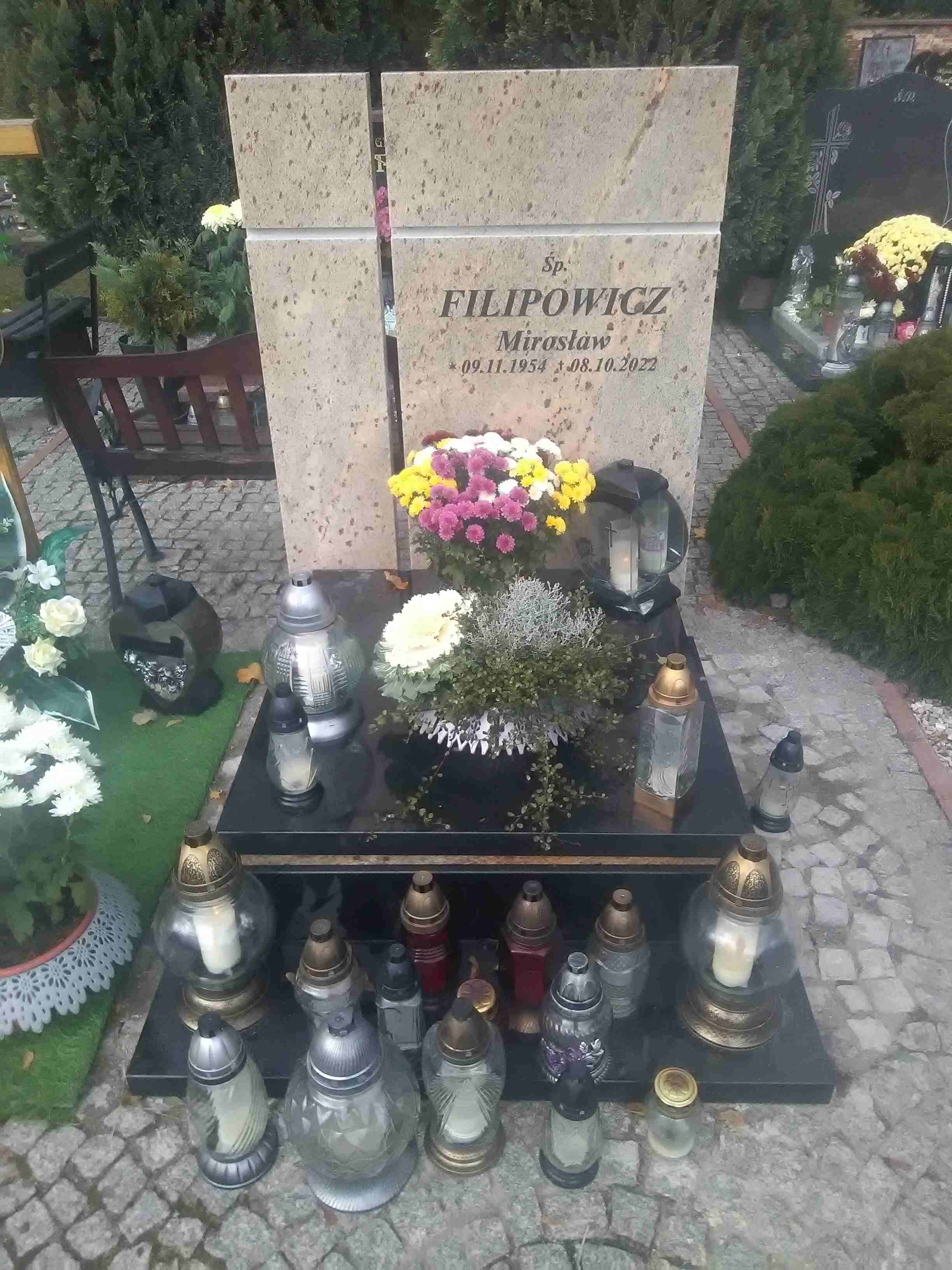 Mirosław Filipowicz 1954 Żagań - Grobonet - Wyszukiwarka osób pochowanych