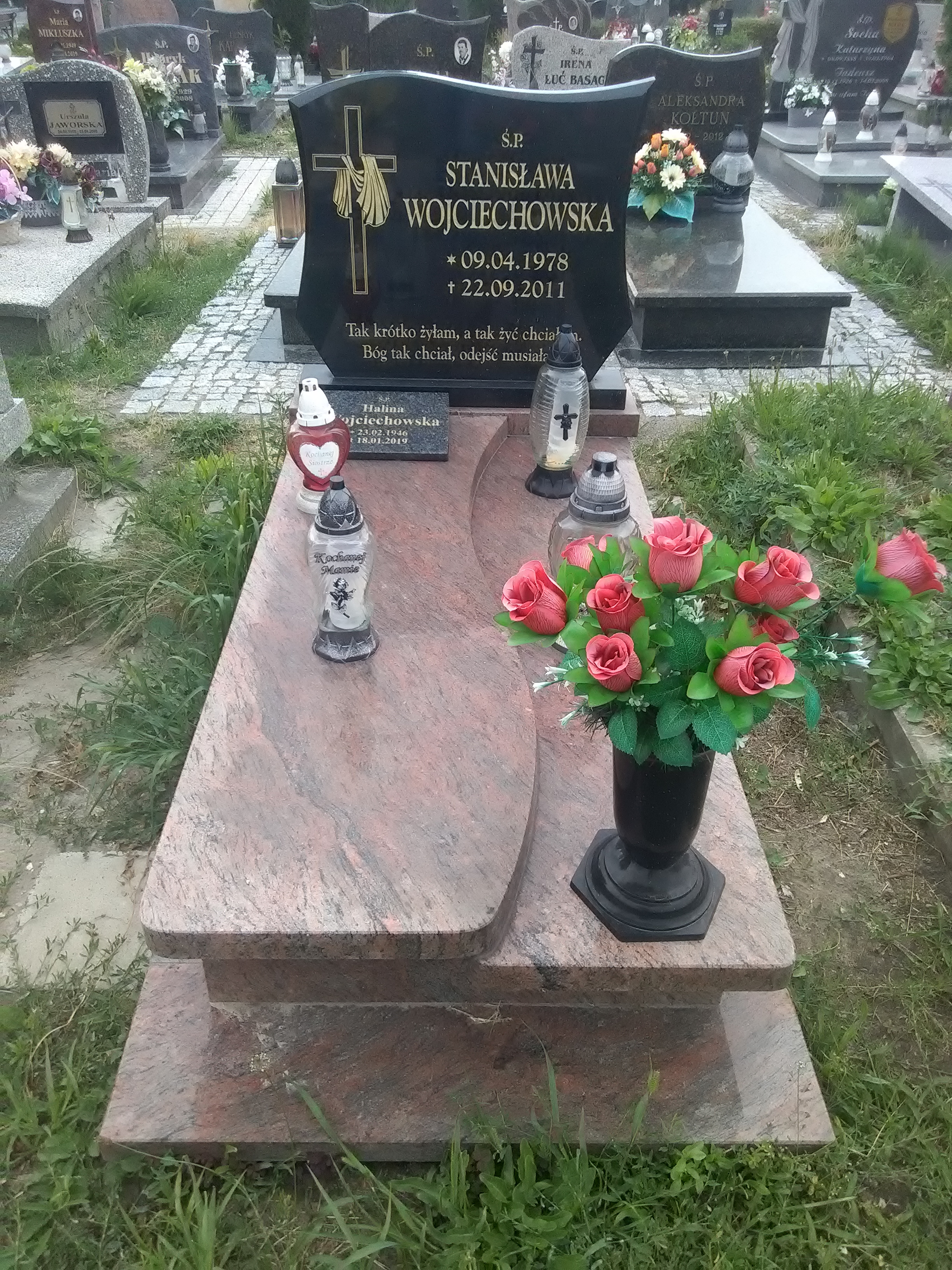 Halina WOJCIECHOWSKA 1946 Żagań - Grobonet - Wyszukiwarka osób pochowanych