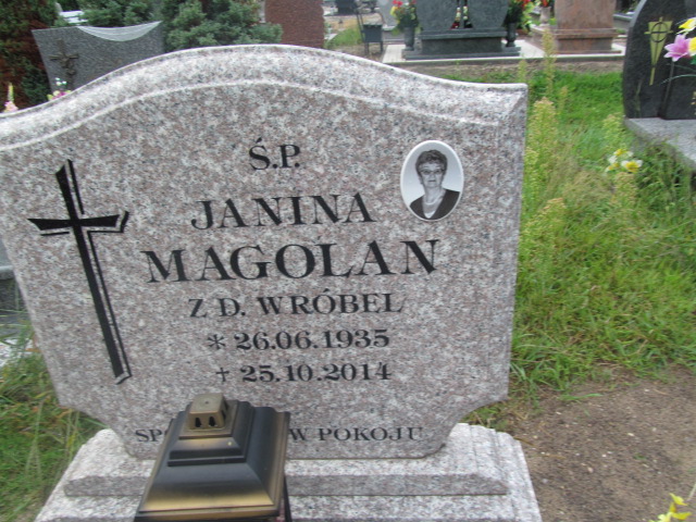 Grób Janina Magolan