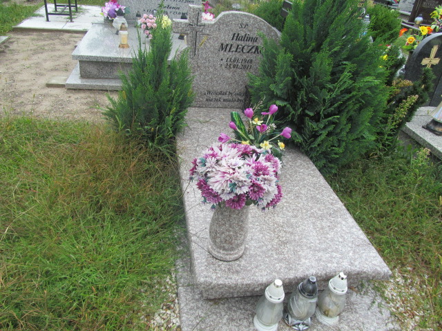 Grób Halina Mleczko