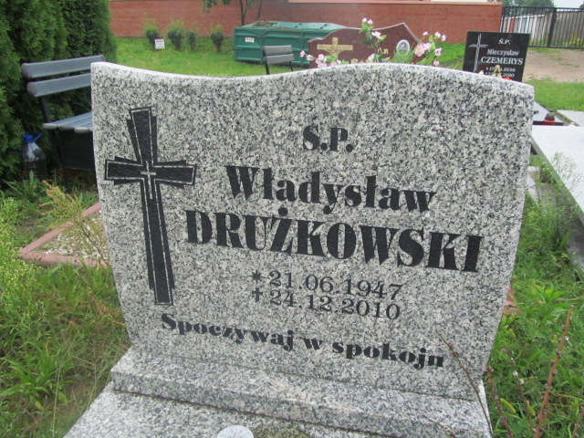 Władysław Drużkowski 1947 Żagań - Grobonet - Wyszukiwarka osób pochowanych