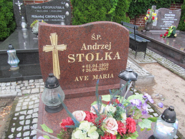 Andrzej Stolka  1959 Żagań - Grobonet - Wyszukiwarka osób pochowanych