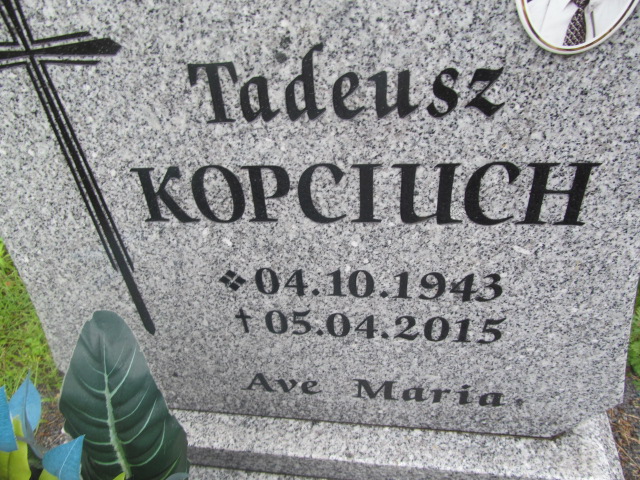 Tadeusz Kopciuch 1943 Żagań - Grobonet - Wyszukiwarka osób pochowanych