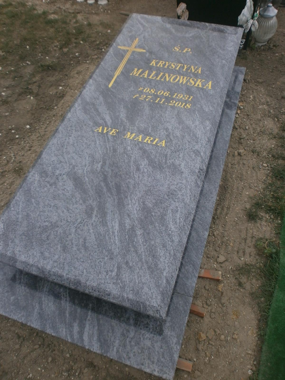 Grób KRYSTYNA MALINOWSKA