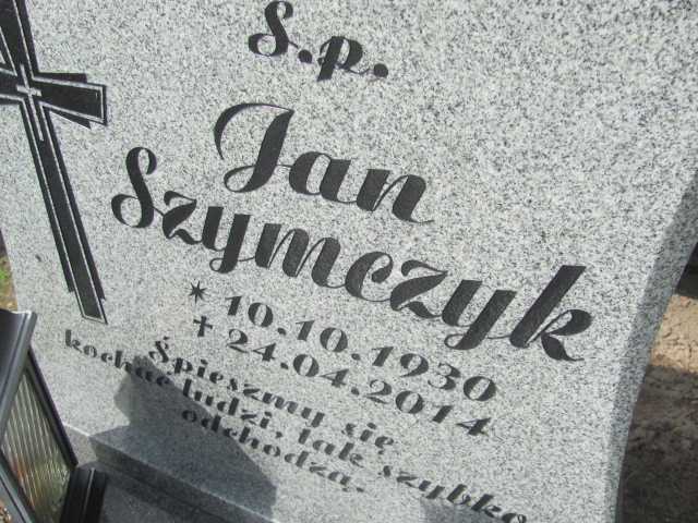 Grób Jan Szymczyk