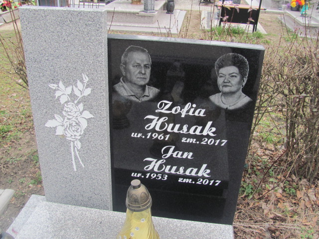 Grób Zofia Husak