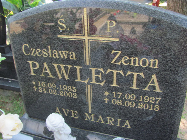 Zenon Pawletta 1927 Żagań - Grobonet - Wyszukiwarka osób pochowanych