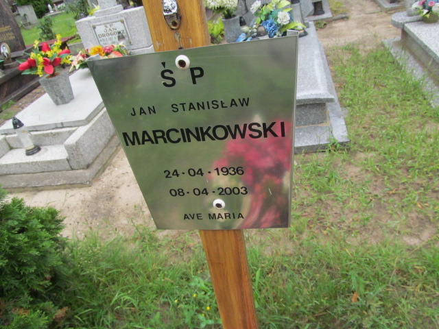 Grób Jan Stanisław Marcinkowski