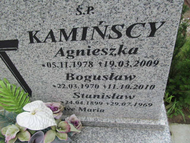 Grób Stanisław Kamiński