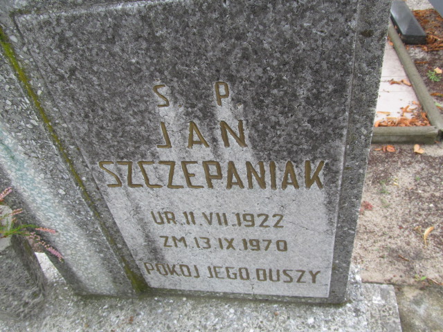 Jan Szczepaniak 1922 Żagań - Grobonet - Wyszukiwarka osób pochowanych